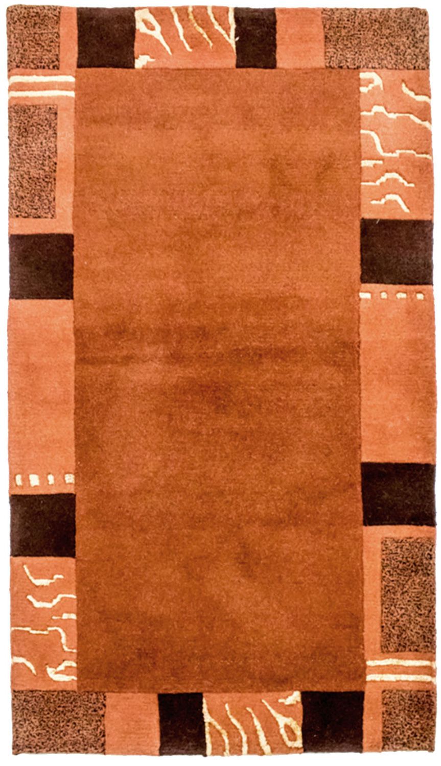 Alfombra de Nepal - 157 x 90 cm - terracota