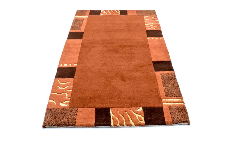 Alfombra de Nepal - 157 x 90 cm - terracota