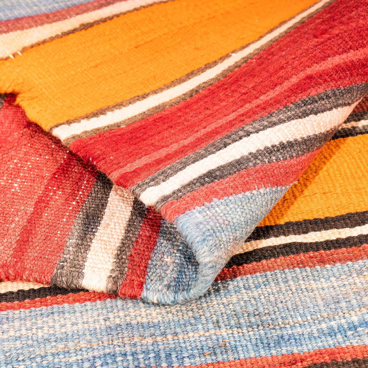 Alfombra Kelim - Antigua - 155 x 135 cm - multicolor