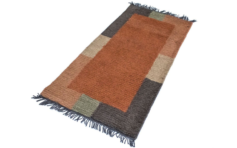 Alfombra de Nepal - 140 x 70 cm - multicolor