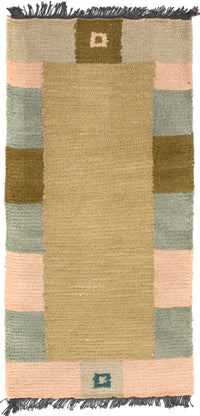 Alfombra de Nepal - 140 x 70 cm - multicolor