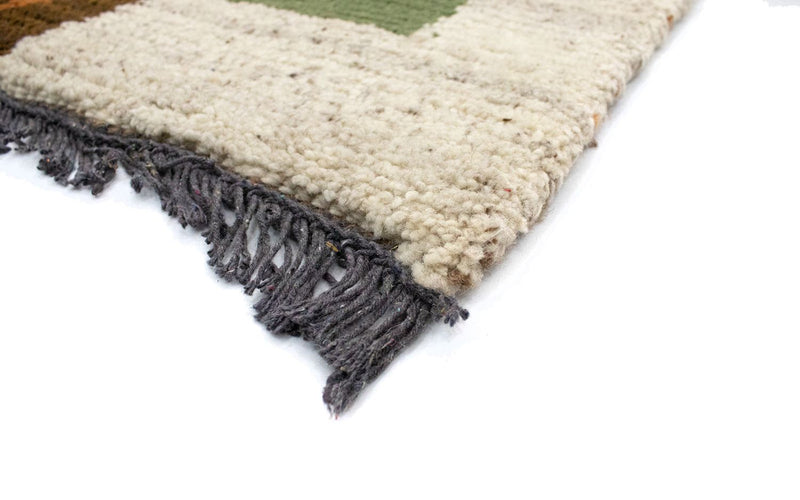 Alfombra de Nepal - 140 x 70 cm - verde