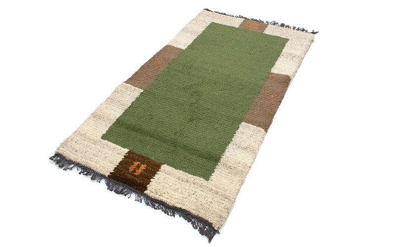 Alfombra de Nepal - 140 x 70 cm - verde