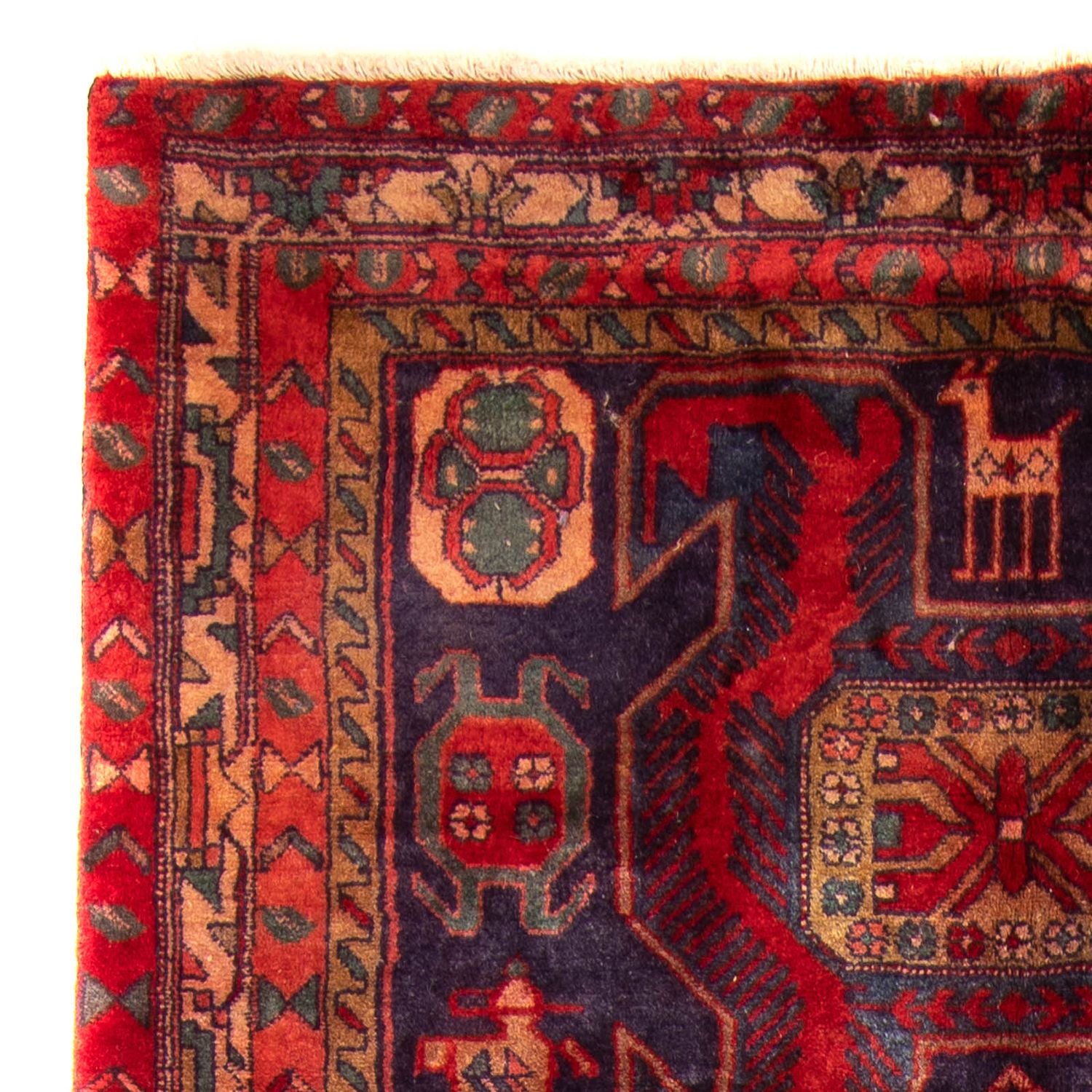 Alfombra de pasillo Alfombra persa - Nómada - 298 x 148 cm - rojo