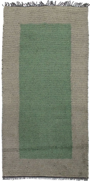 Alfombra de Nepal - 140 x 70 cm - verde