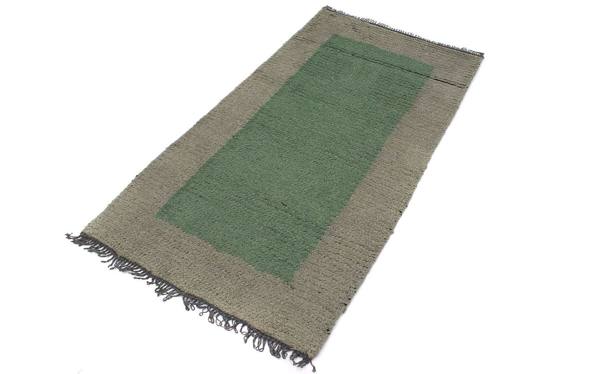 Alfombra de Nepal - 140 x 70 cm - verde