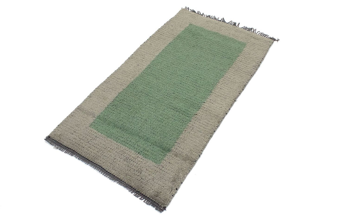 Alfombra de Nepal - 140 x 70 cm - verde
