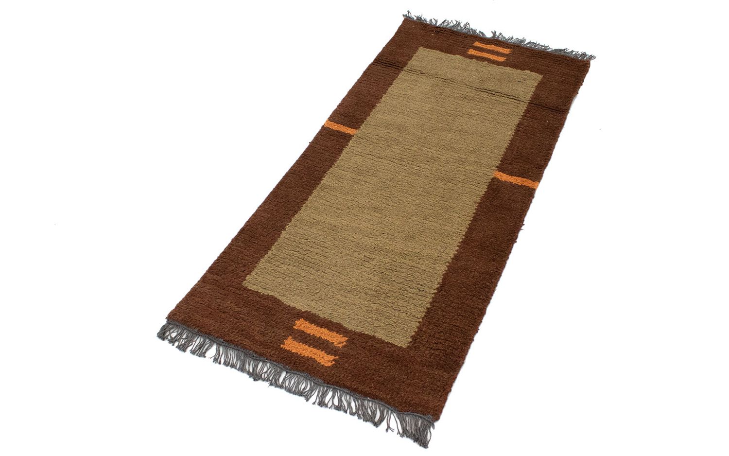 Alfombra de Nepal - 140 x 70 cm - marrón
