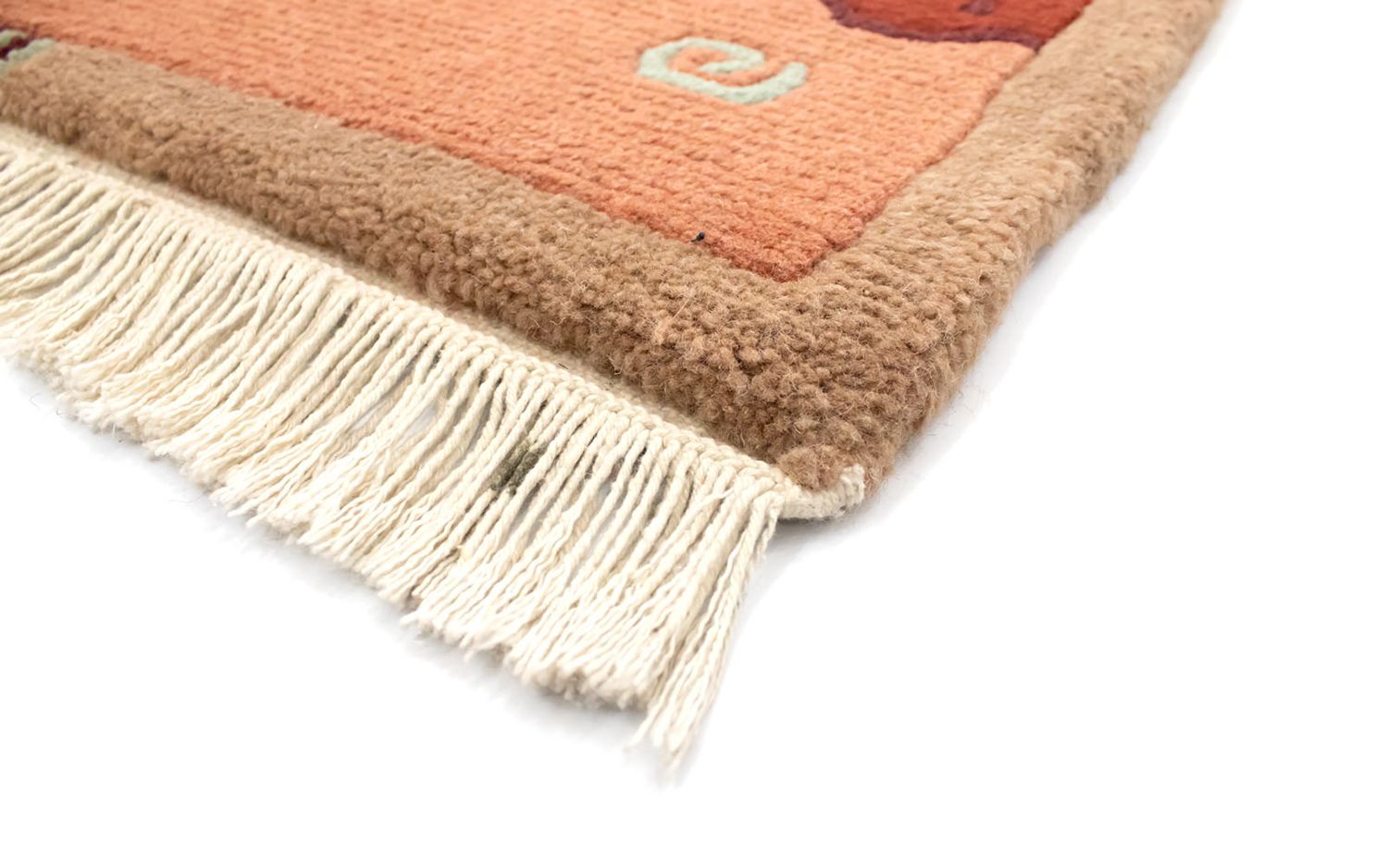 Alfombra de Nepal - 140 x 70 cm - naranja