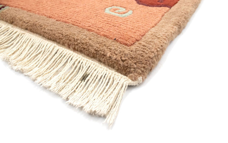 Alfombra de Nepal - 140 x 70 cm - naranja