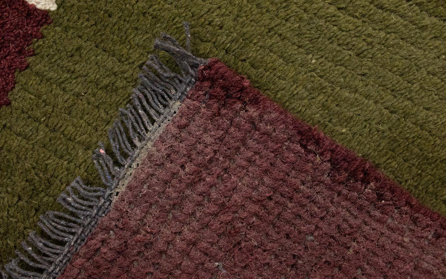Alfombra de Nepal - 140 x 70 cm - verde