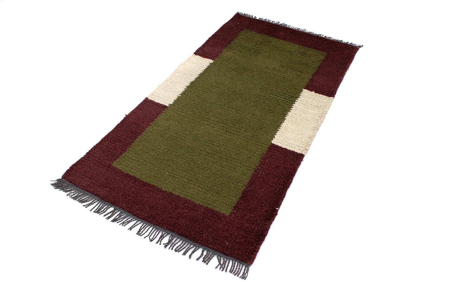 Alfombra de Nepal - 140 x 70 cm - verde