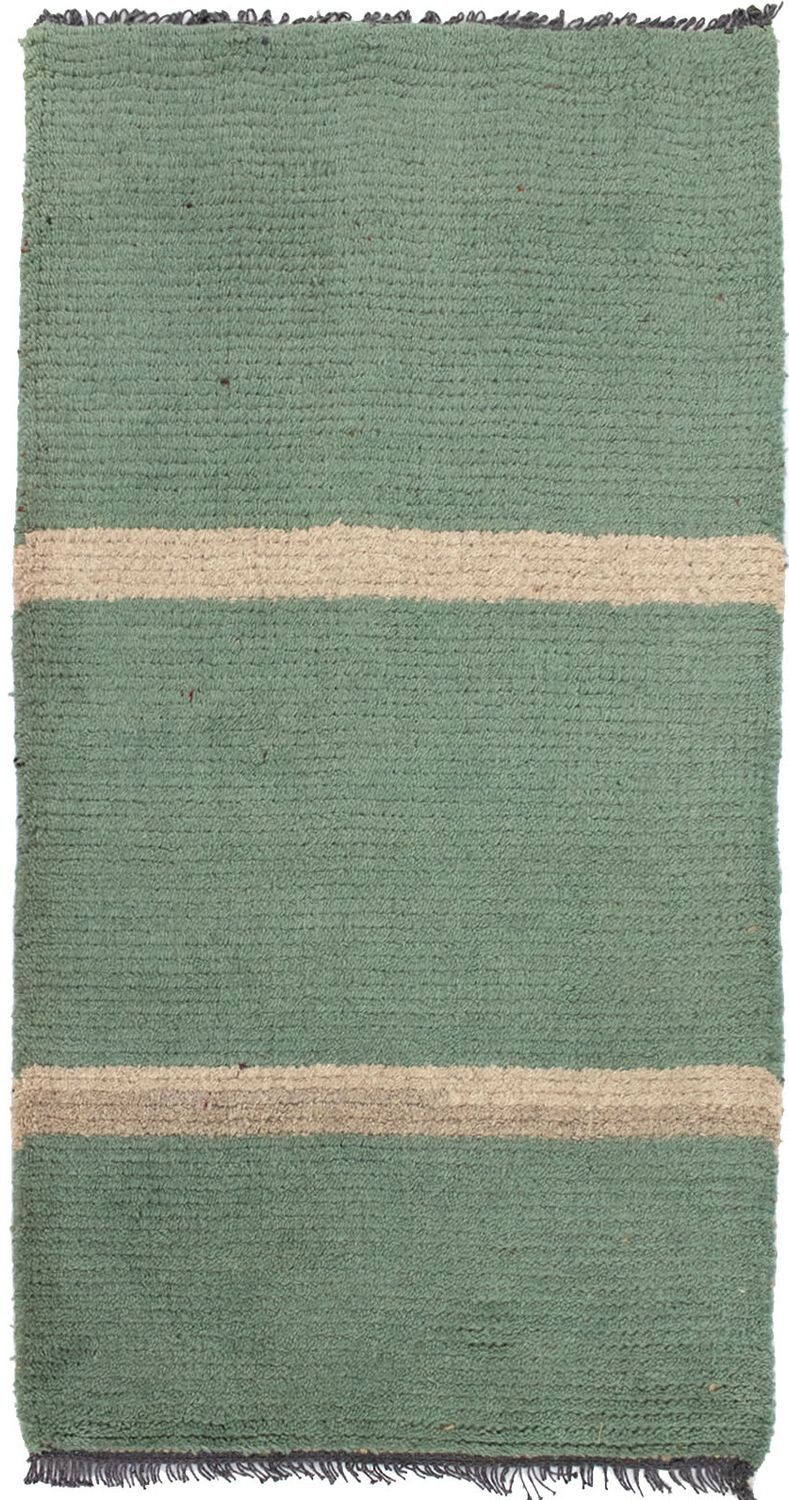 Alfombra de Nepal - 140 x 70 cm - verde