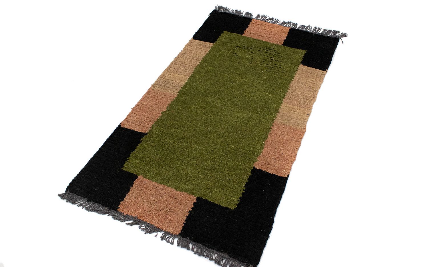 Alfombra de Nepal - 140 x 70 cm - verde