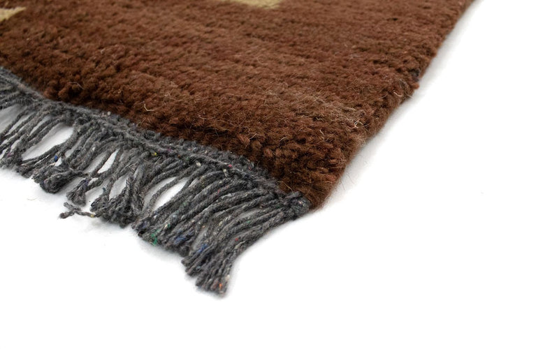 Alfombra de Nepal - 140 x 70 cm - marrón