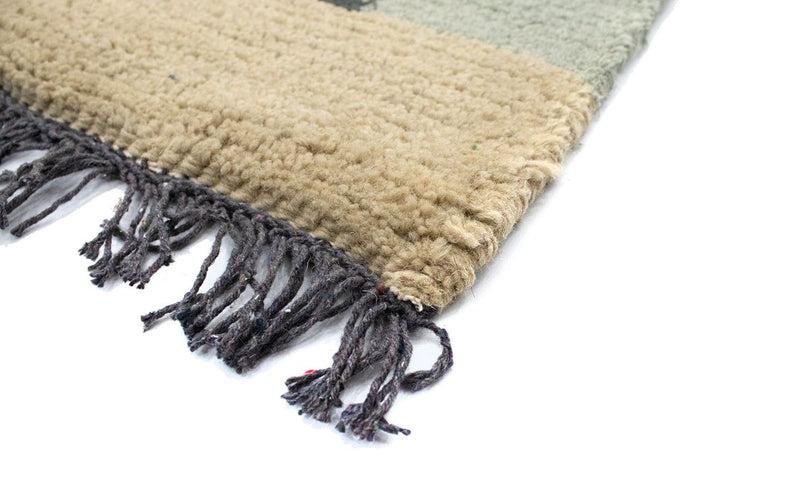 Alfombra de Nepal - 140 x 70 cm - verde