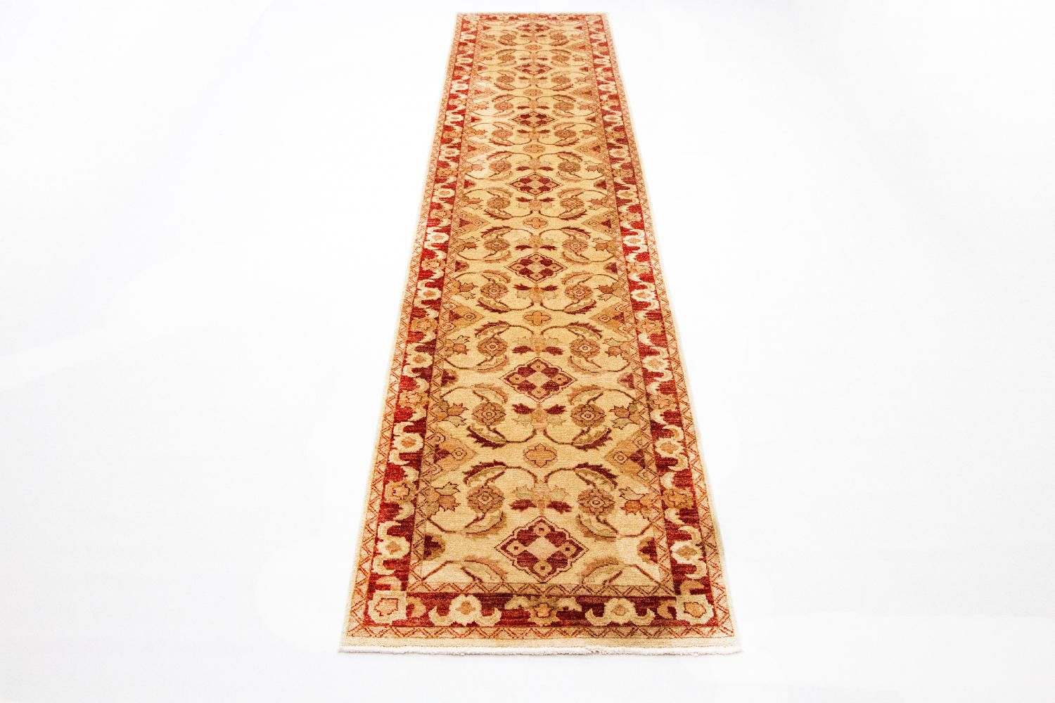 Alfombra de pasillo Alfombra Ziegler - 418 x 87 cm - amarillo
