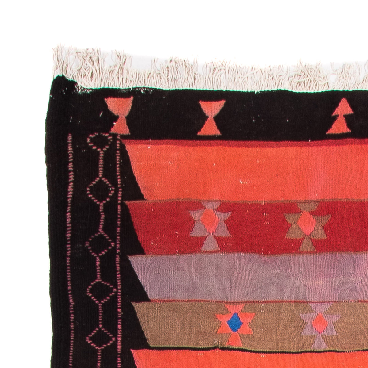 Kilim antiguo Alfombra 135x330cm