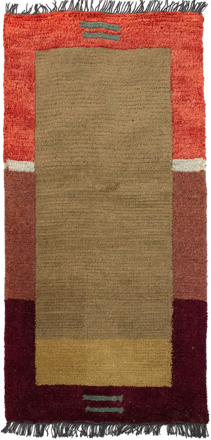 Alfombra de Nepal - 140 x 70 cm - marrón