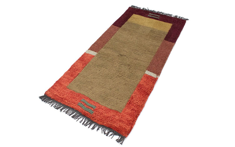 Alfombra de Nepal - 140 x 70 cm - marrón