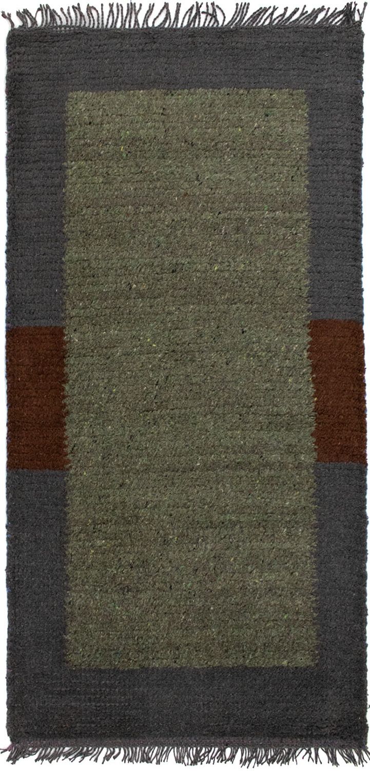 Alfombra de Nepal - 140 x 70 cm - gris