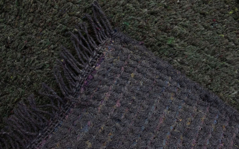 Alfombra de Nepal - 140 x 70 cm - gris