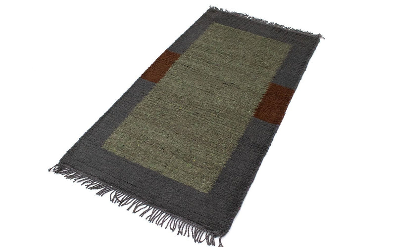 Alfombra de Nepal - 140 x 70 cm - gris
