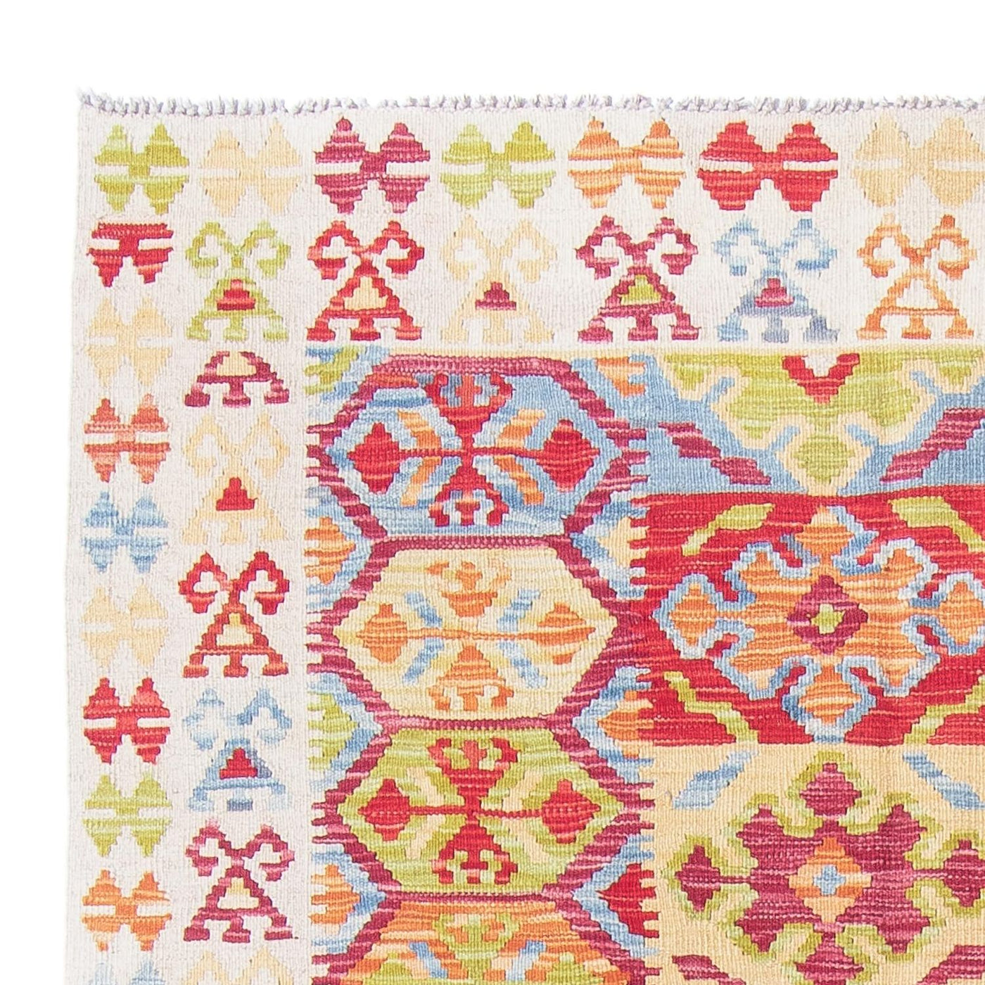 Kilim Maimana Alfombra 199x156cm - Alfombra de lana