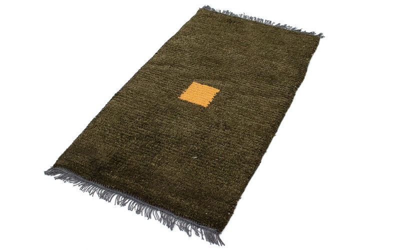 Alfombra de Nepal - 140 x 70 cm - verde oscuro