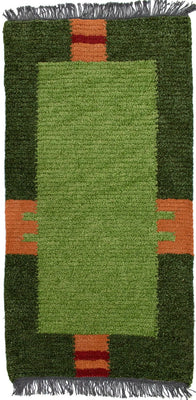 Alfombra de Nepal - 140 x 70 cm - verde