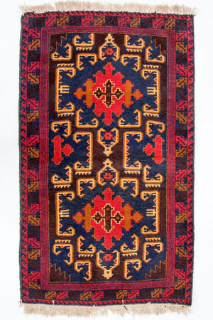 Alfombra Belutsch - 142 x 85 cm - multicolor
