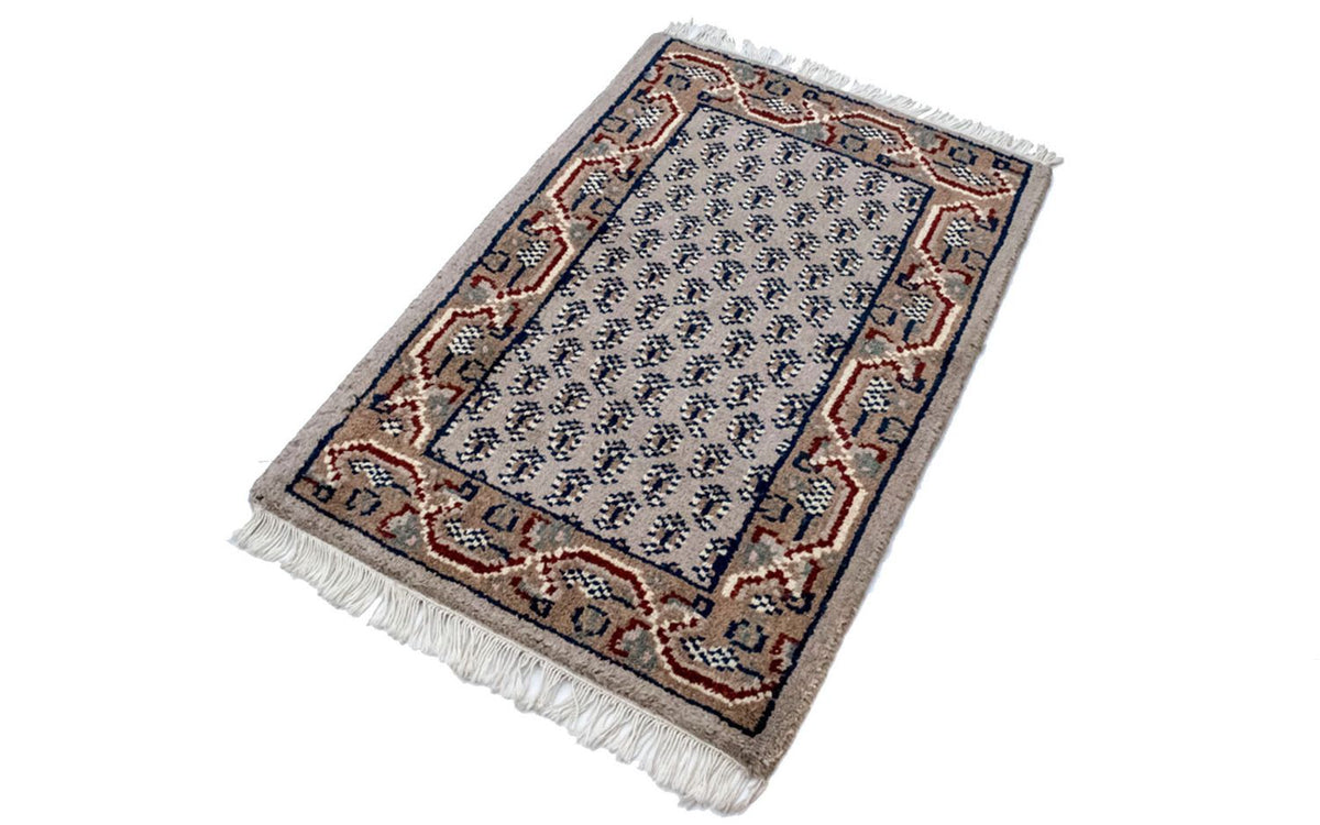 Alfombra oriental - 90 x 60 cm - beige