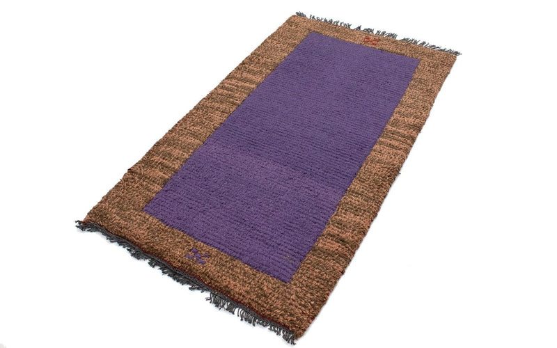 Alfombra de Nepal - 140 x 70 cm - púrpura