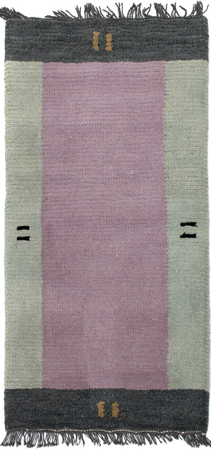 Alfombra de Nepal - 140 x 70 cm - rosa