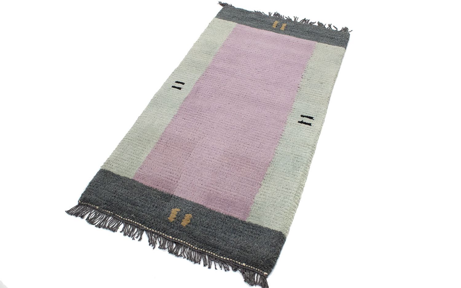 Alfombra de Nepal - 140 x 70 cm - rosa