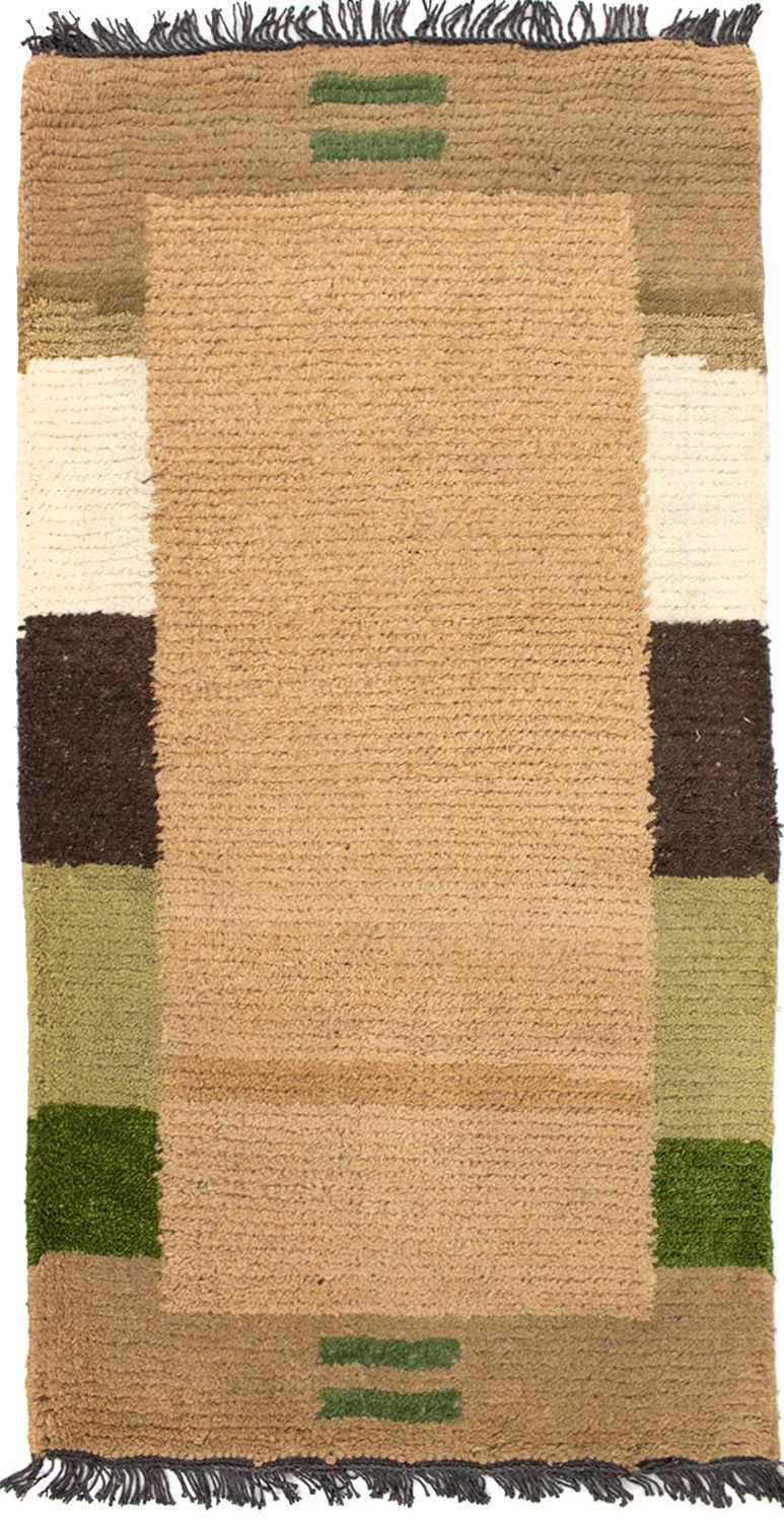 Alfombra de Nepal - 140 x 70 cm - marrón