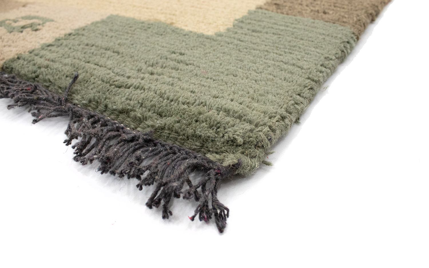 Alfombra de Nepal - 140 x 70 cm - marrón claro