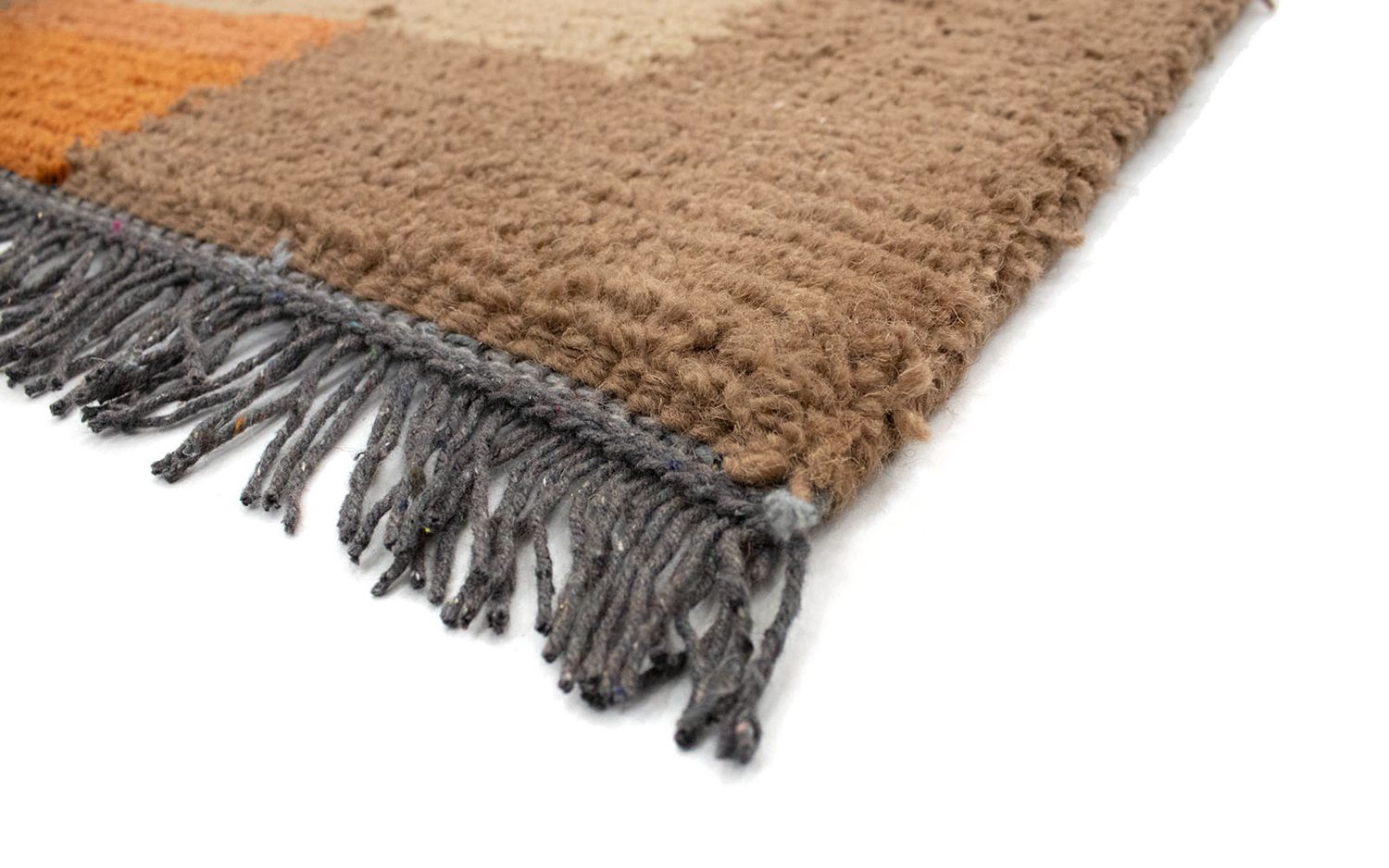 Alfombra de Nepal - 140 x 70 cm - marrón claro