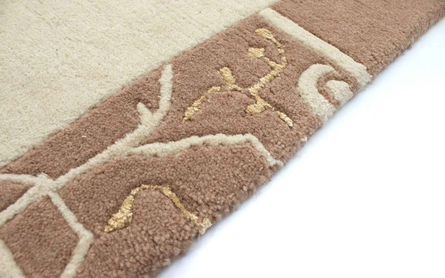 Alfombra de Nepal - 140 x 70 cm - beige
