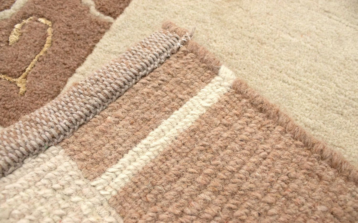 Alfombra de Nepal - 140 x 70 cm - beige