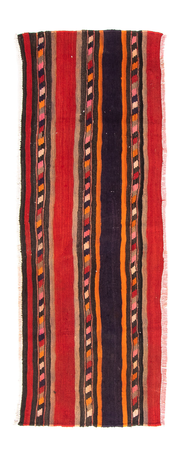 Alfombra de pasillo Alfombra Kelim - Antigua - 210 x 75 cm - multicolor