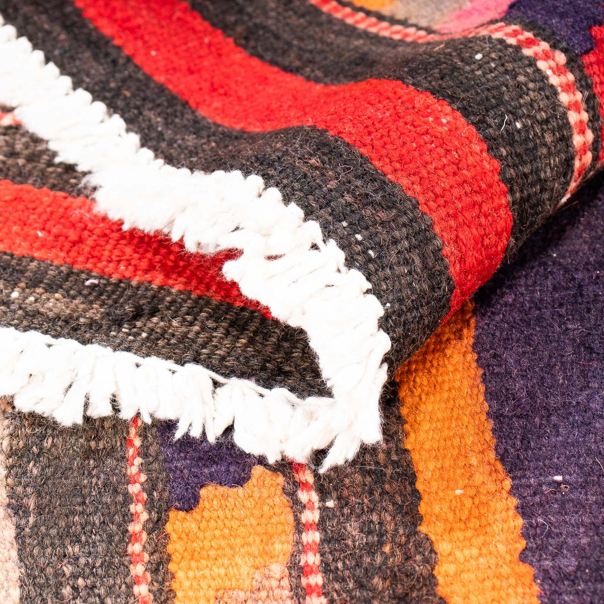 Alfombra de pasillo Alfombra Kelim - Antigua - 210 x 75 cm - multicolor