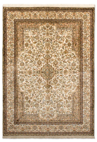 Seda de Cachemira Alfombra 126x186cm - Alfombra oriental