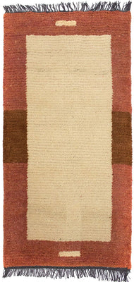 Alfombra de Nepal - 140 x 70 cm - beige