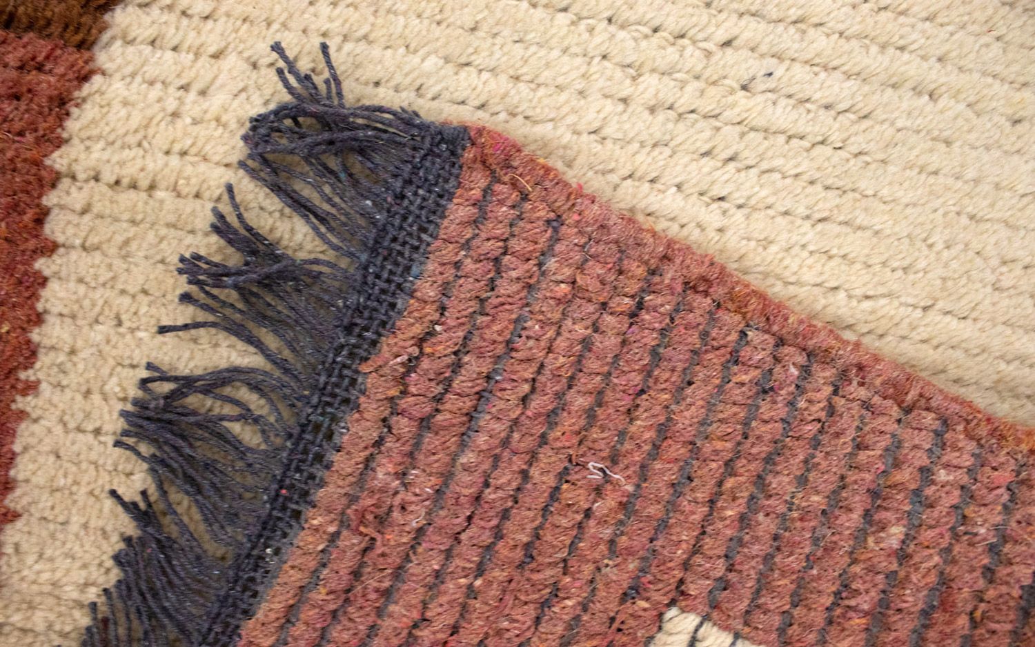 Alfombra de Nepal - 140 x 70 cm - beige