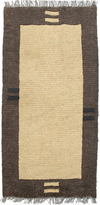 Alfombra de Nepal - 140 x 70 cm - beige