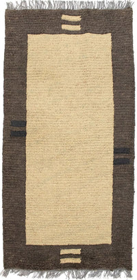 Alfombra de Nepal - 140 x 70 cm - beige