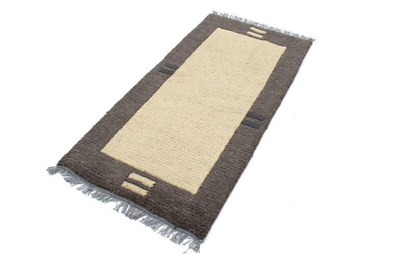 Alfombra de Nepal - 140 x 70 cm - beige
