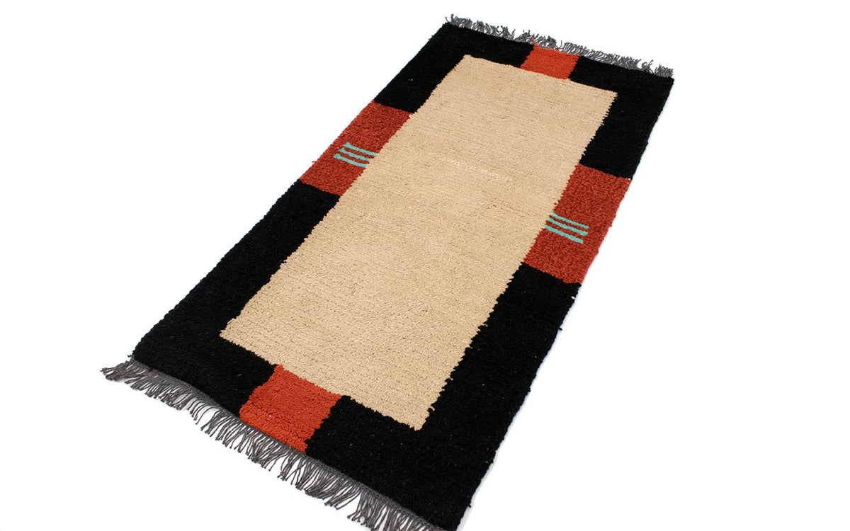 Alfombra de Nepal - 140 x 70 cm - beige