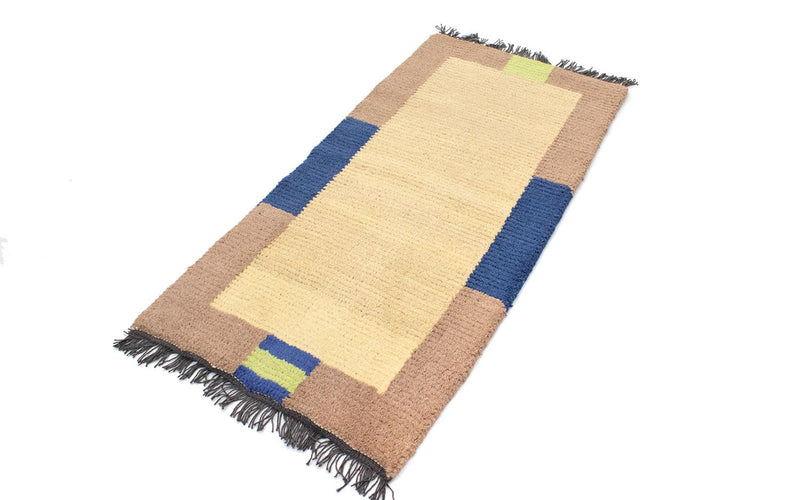 Alfombra de Nepal - 140 x 70 cm - beige